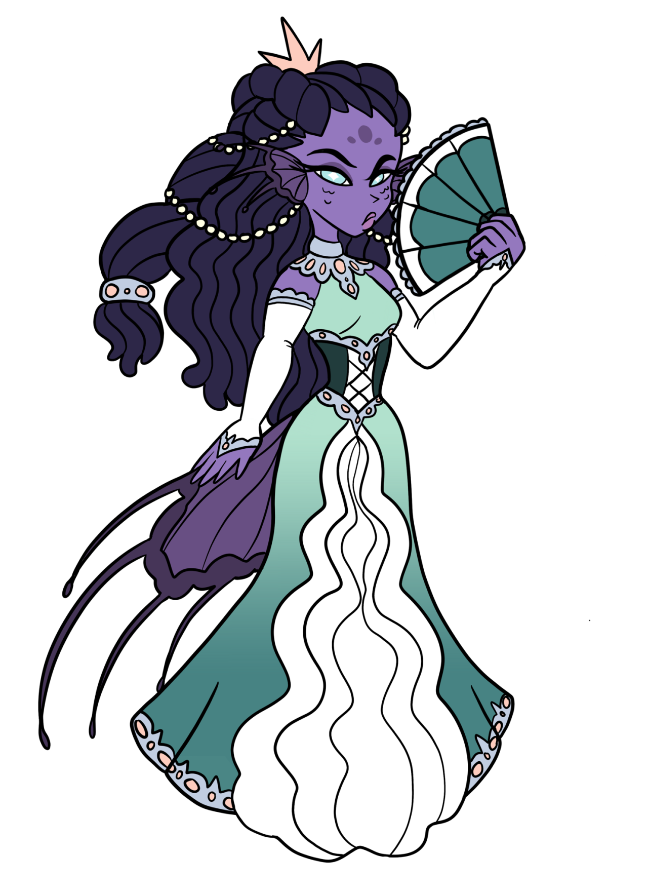 princesscallyie:Here’s Calypso’s final design and profile pic. I guess I decided