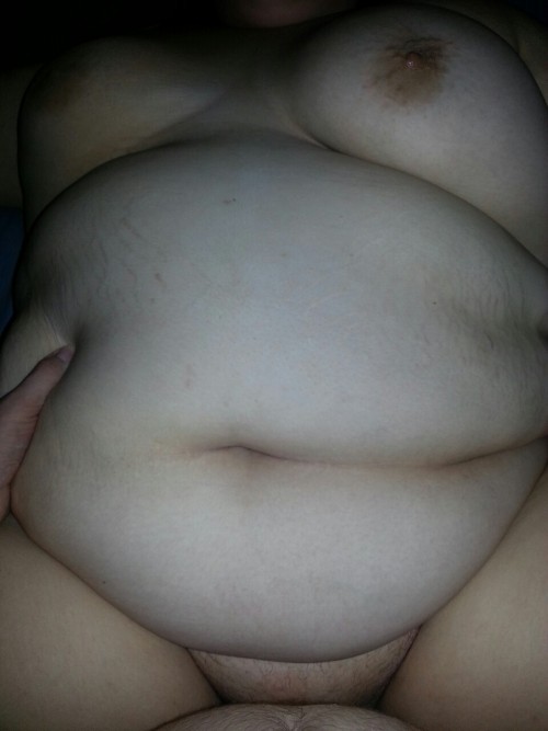 Porn photo horny-lonely-stoner:  My girlfriend fat belly