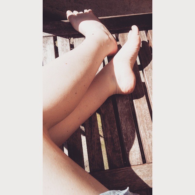 Un banc au soleil.