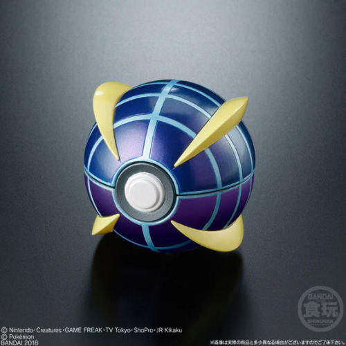 Images from Bandai’s Official ULTRA Pokéball Collection. Release date: January 9th, 2018Price: ￥500