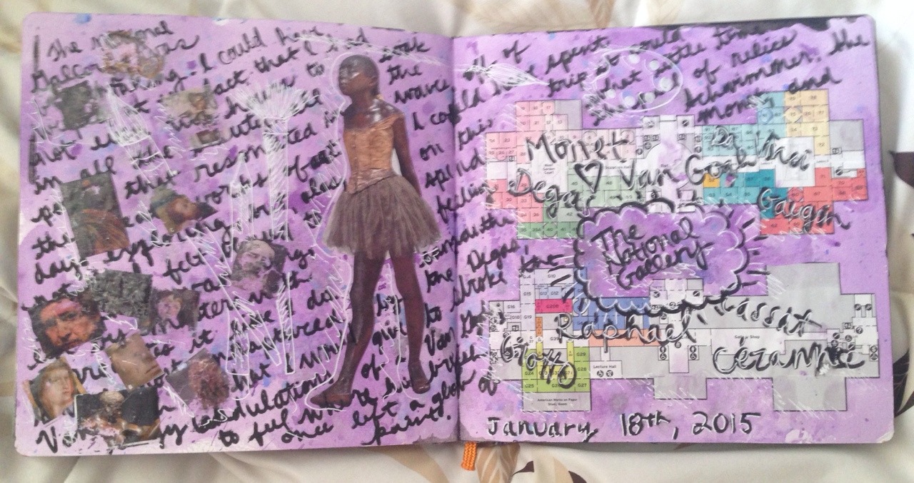 beartsybehappy:  Journal pages, December to February