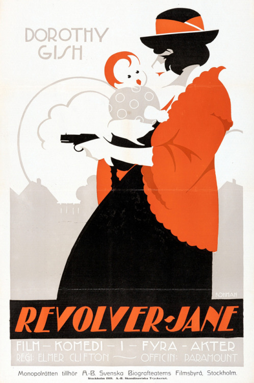 Battling Jane (Paramount, 1918). Eric Rohman Artwork.