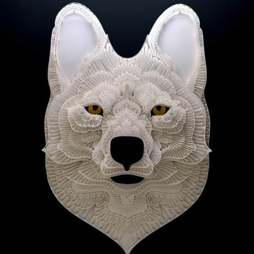 thedesigndome: Elaborate Paper Sculptures of Endangered Animals Patrick Cabral, an artist based in P