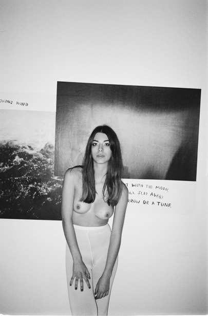 americanapparel:  Louise in Tights.  If it’s not too much trouble, would you mind falling in love with me?