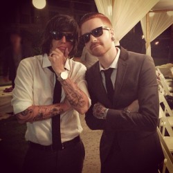 therealmattymullins:  My best bud is a married man! Congratulations @KellinQuinn &amp; @KatelynneQuinn 💍🎉 