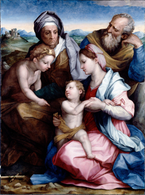 Giorgio Vasari and Andrea del Sarto, Holy Family, 1500s