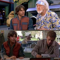 kscinewt: annieisyourfavourite:  oldschoolsciencefiction:  “Great Scott, Luke! You must go back in time and prevent your father, Anakin, from becoming a Sith Lord.” “This is heavy.”   @scalar  @astriiformes 