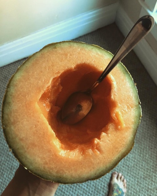 moonlightkingdom:Good morning!  I could eat Cantaloupe for days! One of my favourite things to eat f