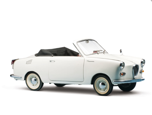 Hans Glas, Goggomobil TS-300, 1965. Dingolfing, Germany. Only seven Cabriolets were built, this is o