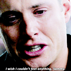 mcvoys:  How I feel, this… inside me, I wish I couldn’t feel anything, Sammy. I wish I couldn’t feel a damn thing.