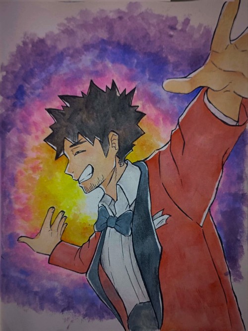 Hello Peeps~ Here Is An Art By Me Kafka Hibino His Pose Is Ref To Nanami :33