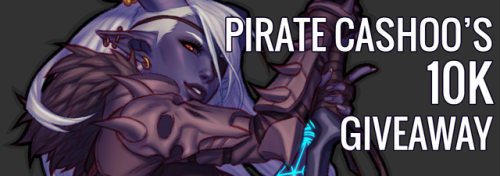 pirate-cashoo:Welp, I finally reached 10k followers! Wow. I am so grateful!! I’ve been plannin