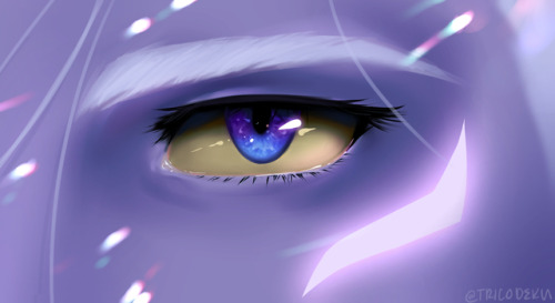 tricodeku: Lotor eye for fun also because I love him (I never paint but I tried LOL)