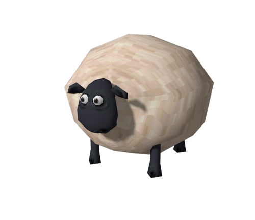 lowpolyanimals: Shirley from Shaun the Sheep