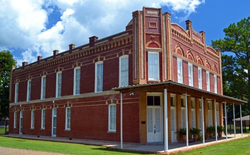 The Hotel LeSage in Colfax, Louisiana, was built in 1902.  It’s listed on the National Register of H