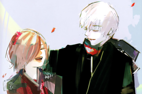 sisuing: Kaneki and Touka through the years!Quick compilation for everyone!I like how hey keep going