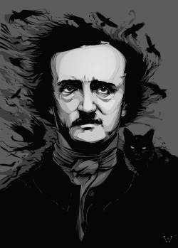 whitesoulblackheart:  Edgar Allan Poe by