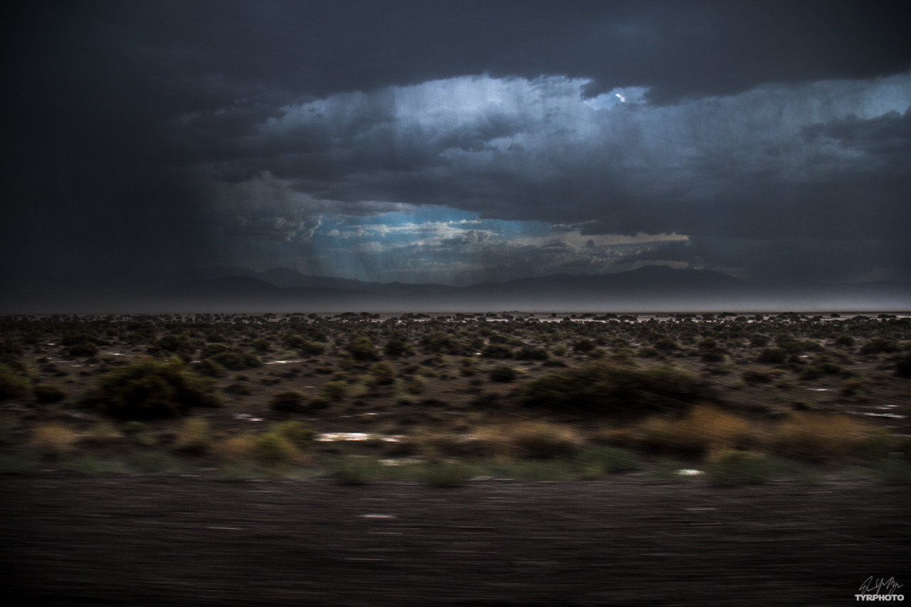 tyrphoto:  Highway 95 to Las Vegas (shots 2 &amp; 3 by darkmattersx)