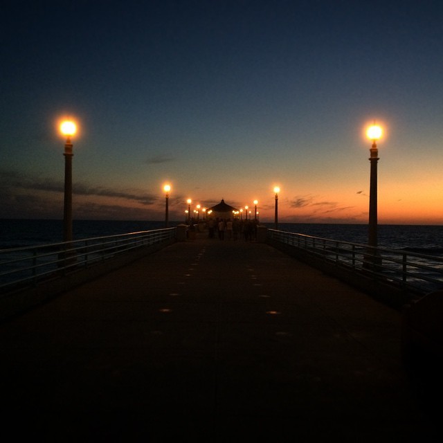 at Manhattan Beach Pier