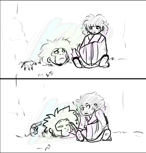 Was Struck With A Truly Silly Non-serious AU Idea In Which Our Resident Jailed Great Sage Gets Befriended