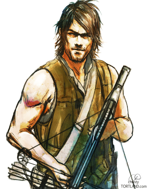 Daryl Dixon piece, final. Prints available upon request.Done for a family member who’s a HUGE 