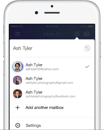 Overview of Yahoo Mail for iOS