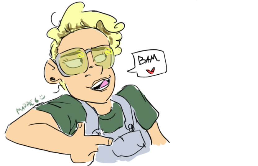 maddzroks:  talents include making everything i love gay 