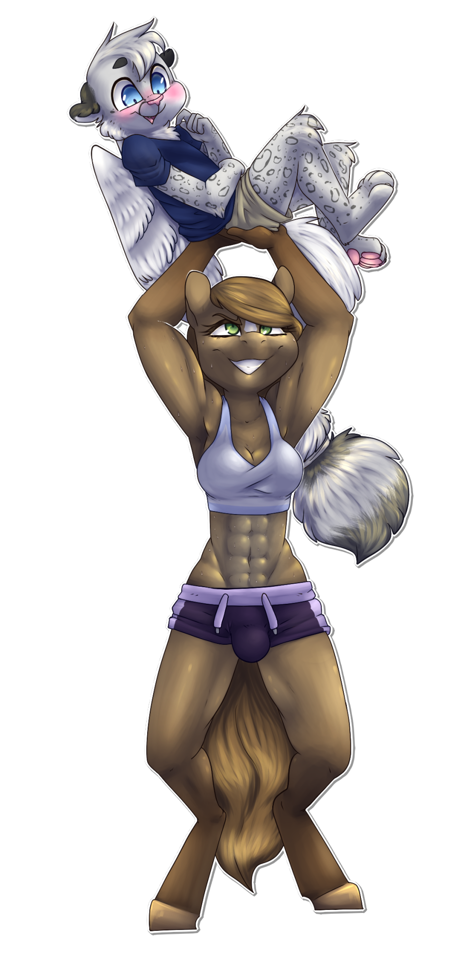 chattersthebutt:  commission for hunterthis was soooo much fun to draw &lt;3