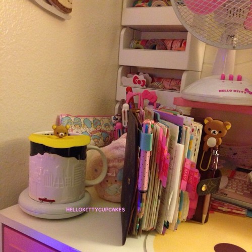 NEW STARBUCKS MUG #hellokitty #hellokittylover #rilakkuma #starbucks #tea #tazo #planner #plannerner