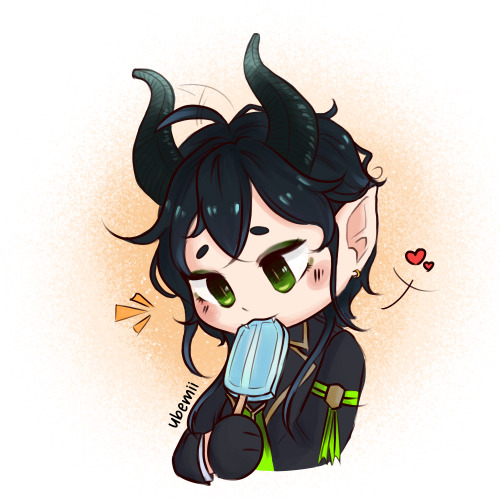 I Forgot To Post This Here, But I Found Out He Likes Ice Cream