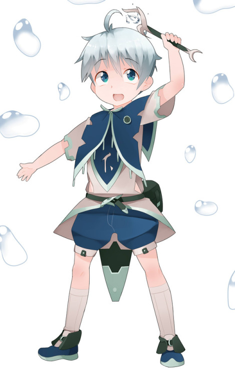 A water mage boy!