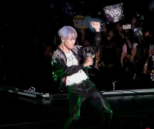 Jimins Lilac Hair, Jimin In Leather Pants, Jimins Jacket Falling Off One Shoulder, Jimin Sauntering Towards