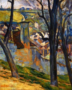 Lyghtmylife:  Émile Bernard [French Symbolist Painter, 1868-1941] Landscape Near