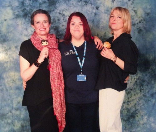 cusp-of-magic-realm: So we survived a manic Comicon ! But so Amazing to meet Jemma Redgrave and Cath