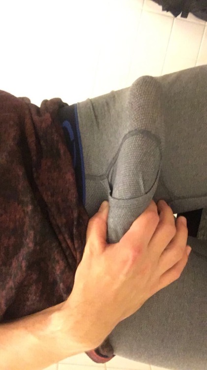 caughtjerking:  Bryce is 24 yrs old and a Marine currently stationed in Japan. He is a fitness enthusiast and is always proud to show off his massive bulge. I find him sexy because of his confidence. And of course, he is packing serious sausage meat!!!