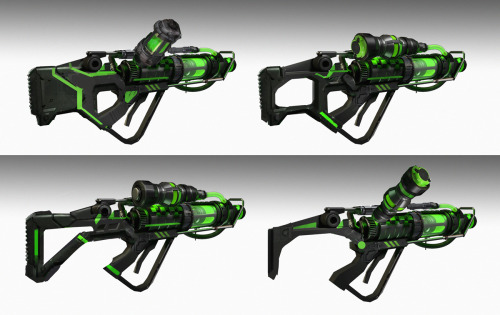 some weapon concepts done for Unreal Tournament