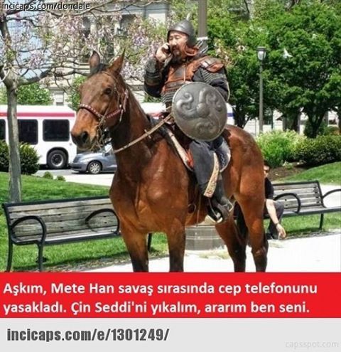 Aşkım, Mete Han savaş...