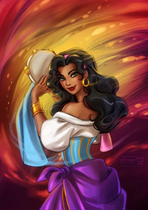 hellchilde: alittleworldofimagination: mangabean: Amazing disney fan art daekazu THE ONE WITH A