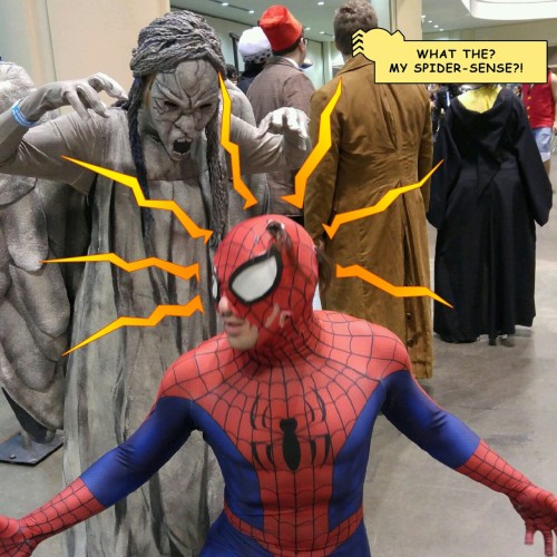 Don’t Blink, wall-crawler!! @marvelentertainment @stanleemarvel @doctorwho