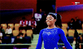 jordynslefteyebrow:  Simone Biles spent a portion of the night before her return to the world championships in the emergency room. The sensation she chalked up to usual pre-meet stress had evolved into searing agony that at times left her crawling on
