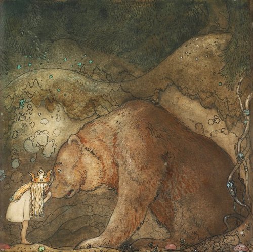 ondeterminamasnuvens:John Bauer, Poor little bear, 1912.ondeterminamasnuvens:John Bauer, Poor little