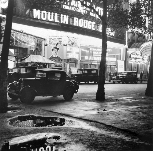 Paris, Le Moulin Rouge 1935 by Roger Schall