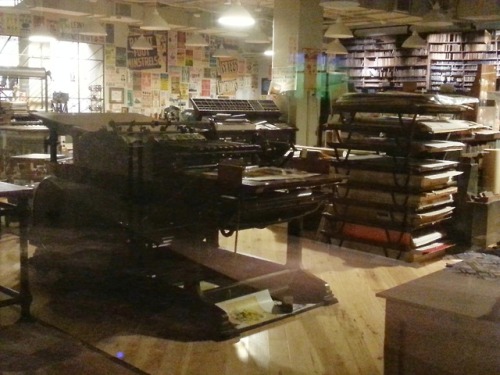  A functioning print shop in downtown Nashville