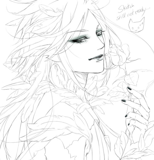 Mr. Crow… He is nameless at the moment ^^I hope I can finish it next time >o< I need mo