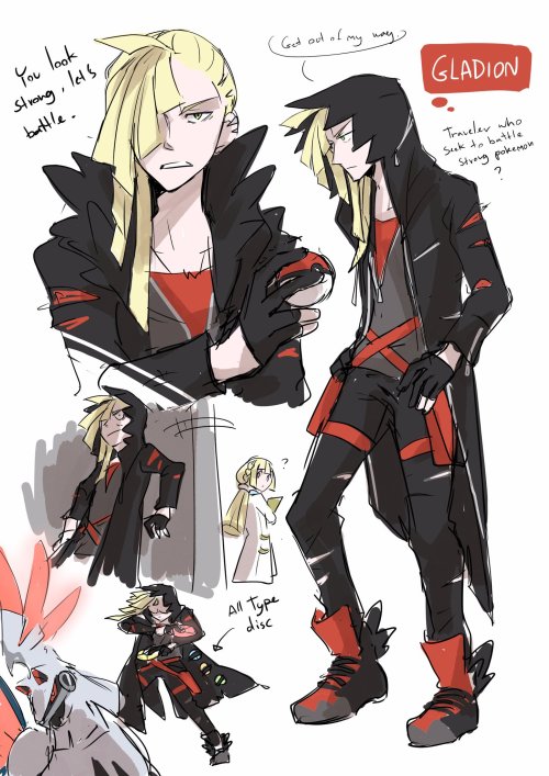 dc9spot:Adult Gladion…I think he traveling around challenging others trainer to get stronger?
