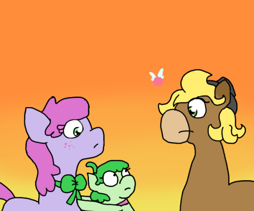 ask-scarycrows:“O-oh, hello Snew Pea.  Things… okay?” (Going for Gold pt 2 featuring @ask-snewpea‘s Sisterly Duo.)x3