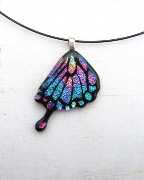 Fly on Forged WingsHandcrafted fused glass butterfly wings - Materials Dichroic Glass  © Fused Elega