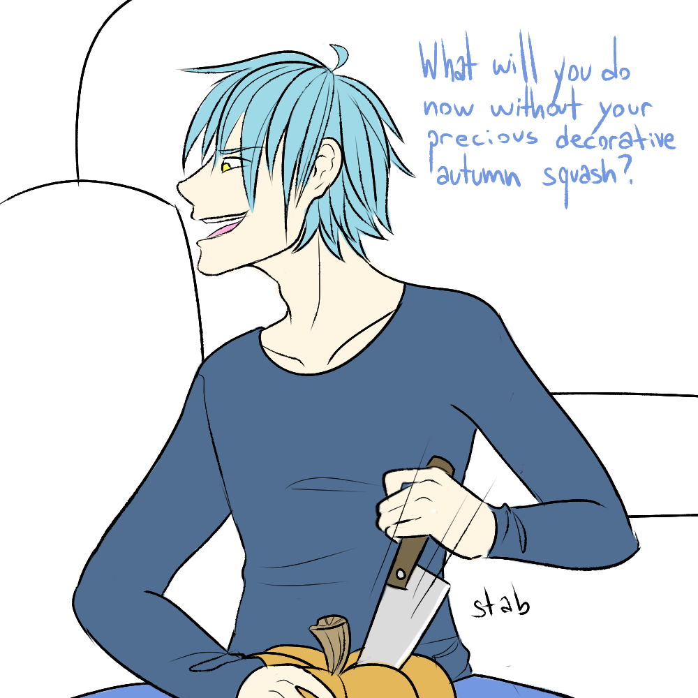 beniseragaki:  Sly probably walks around on Halloween stealing candy from little