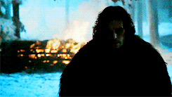 gifsofgot:“And perhaps it is the greater grief, after all, to be left on earth when another is gone.