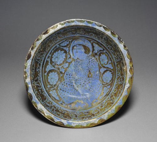 Luster Dish with Seated Prince, 1170-1220, Cleveland Museum of Art: Islamic ArtThis dish is admired 